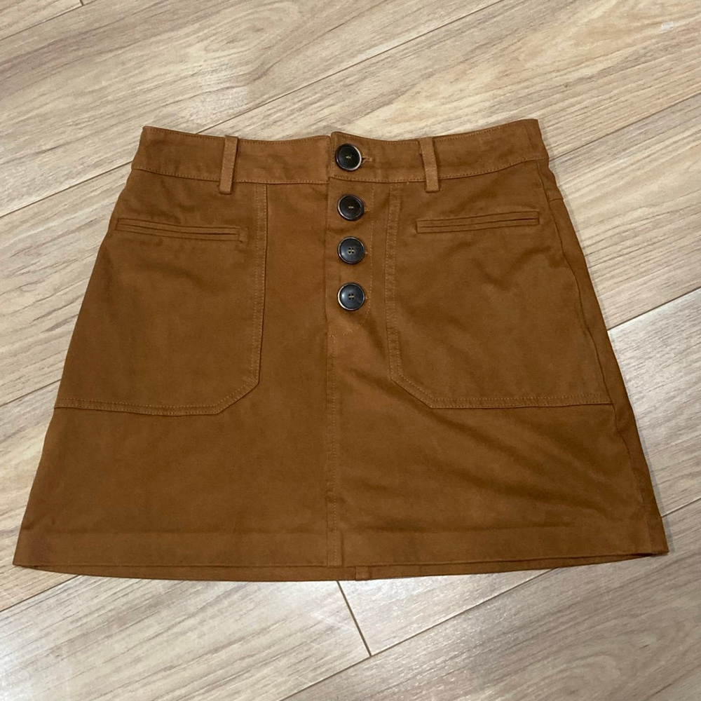 Women's Zara Brown Mini Skirt Size S